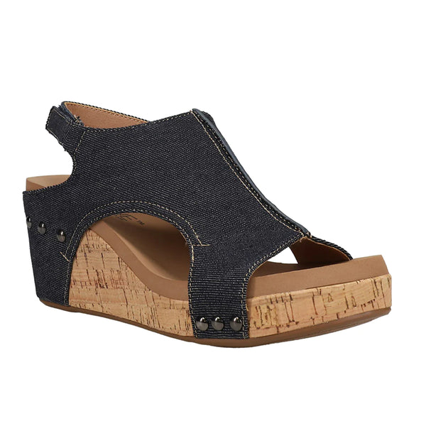 Denim Carley Wedge