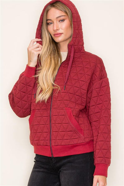 Quilted Zip Up