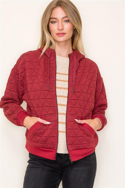 Quilted Zip Up