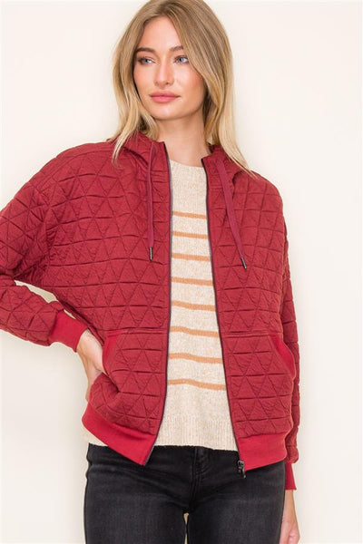 Quilted Zip Up