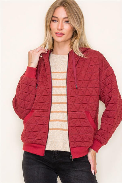 Quilted Zip Up