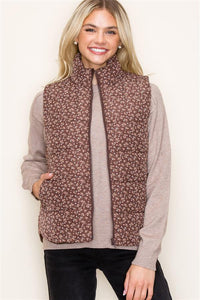 Fall Flowers Vest