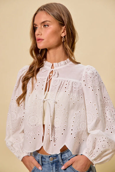 Mandy Eyelet Blouse