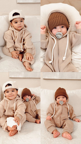 Hooded Zip Jumpsuit