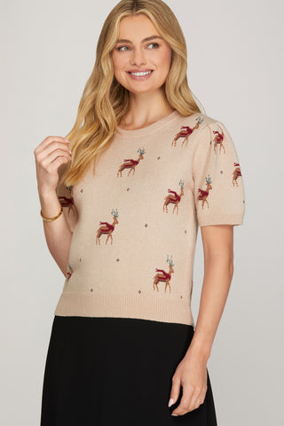 Reindeer Sweater