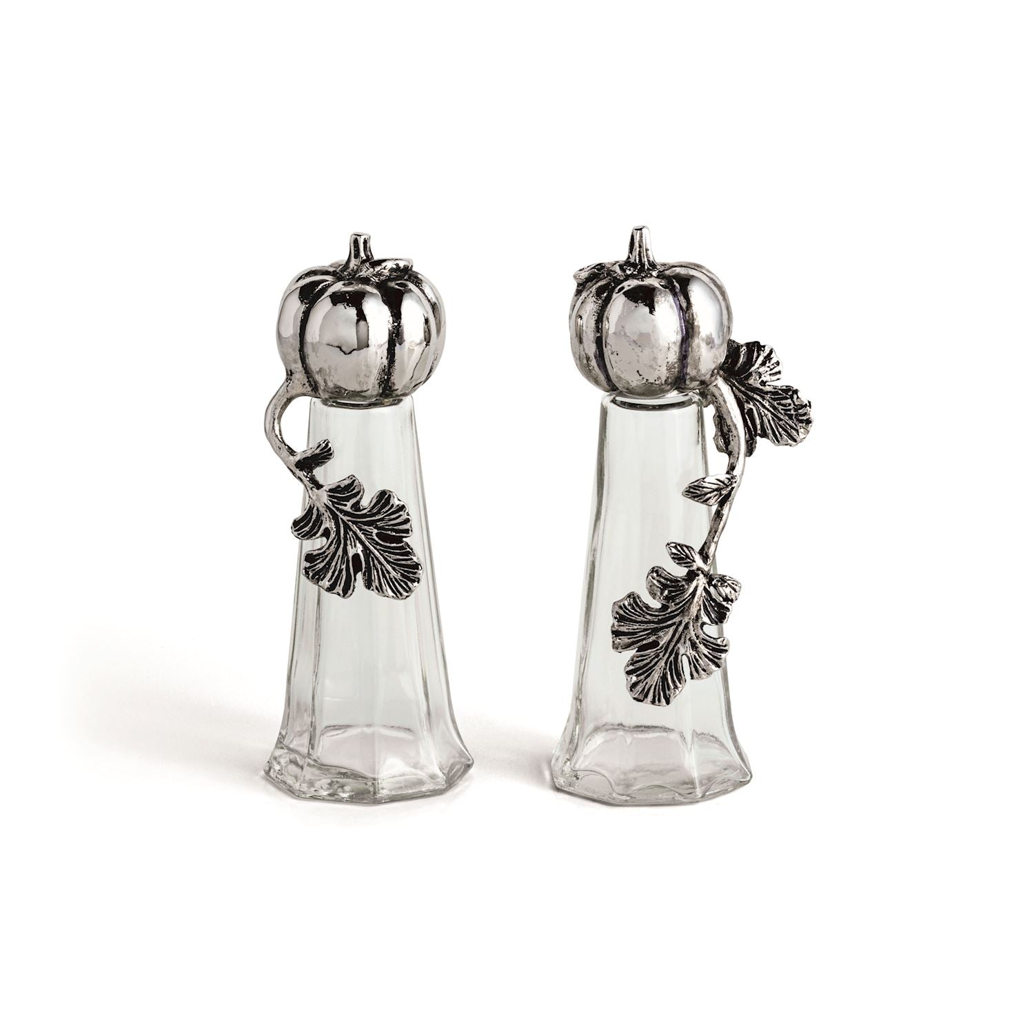 Metal Pumpkin Salt & Pepper