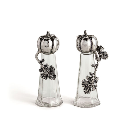 Metal Pumpkin Salt & Pepper