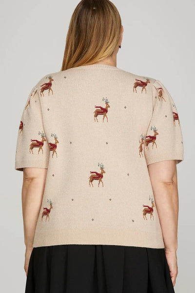 Reindeer Sweater+