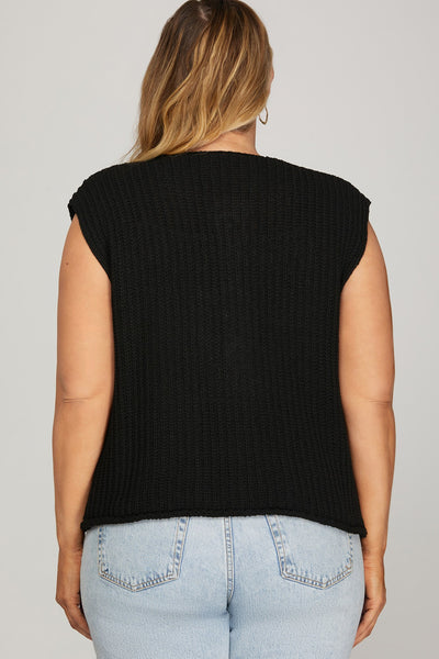 Goldie Button Vest+