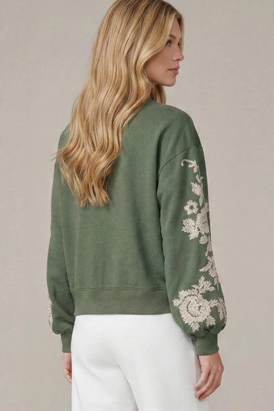 Floral Whisper Pullover