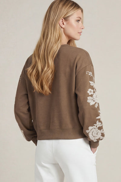 Floral Whisper Pullover