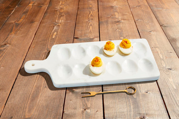 Marble Devil Egg Board