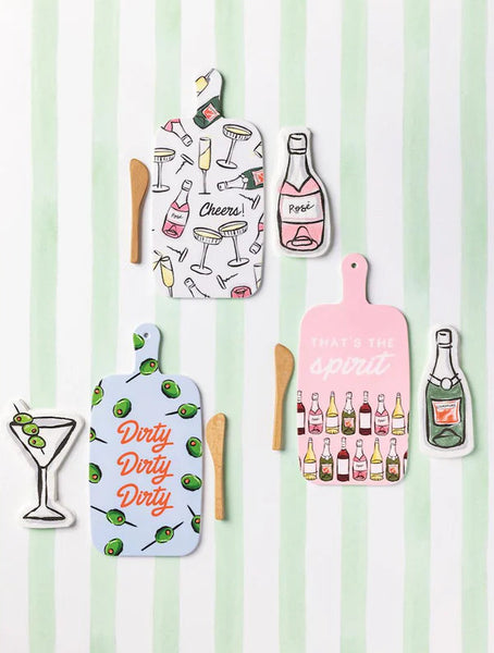 Bar Melamine Board & Napkin Set