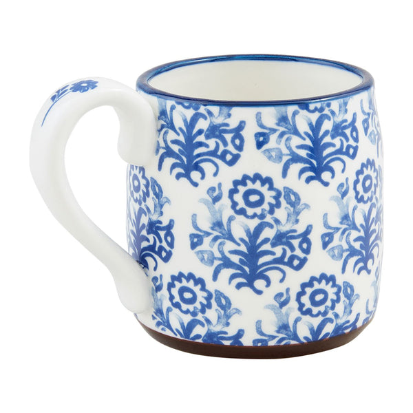 Blue Floral Mugs