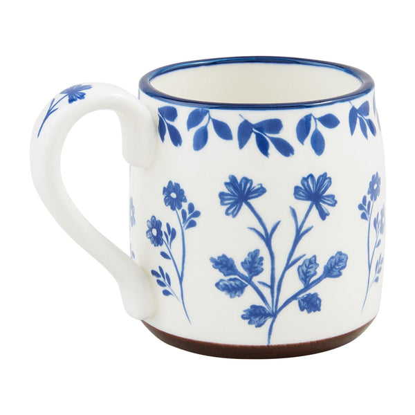 Blue Floral Mugs