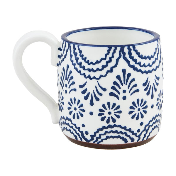 Blue Floral Mugs