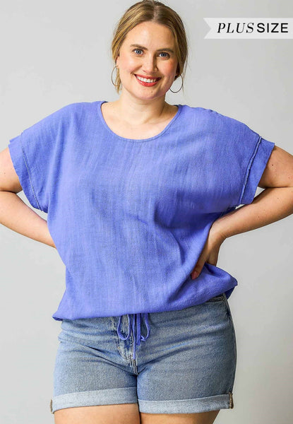 Zara Drawstring Top+