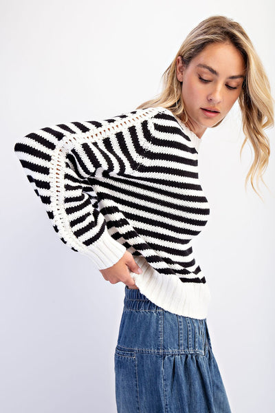 It's all Black & White Sweater