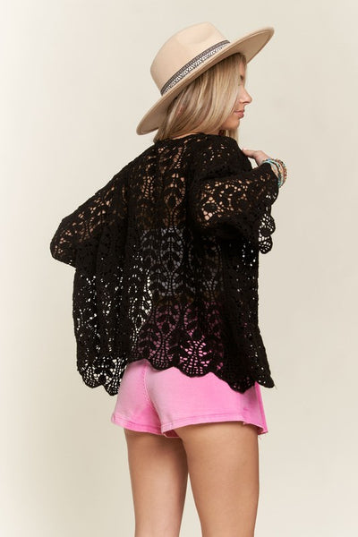 Leaf Print Cardigan