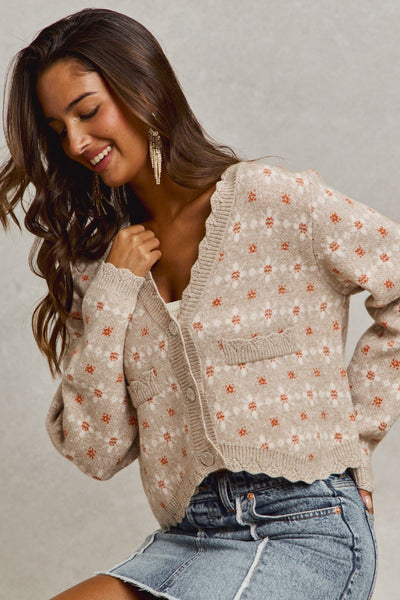 Autumn Blossom Cardigan