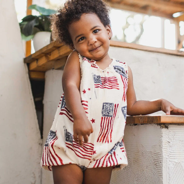 Flag Bubble Romper