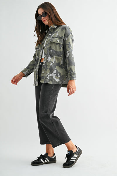 Camo Shacket