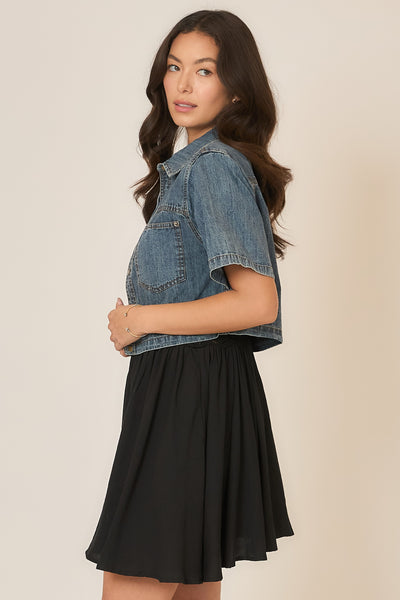 Delilah Denim Top