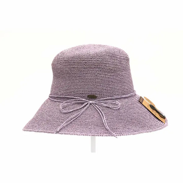 Lurex Woven Cloche Hat