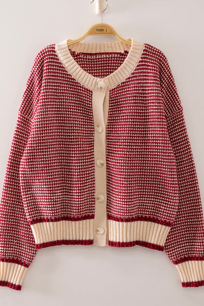 Cranberry Cardigan