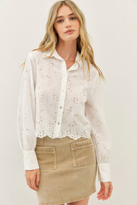 Edith Eyelet Blouse