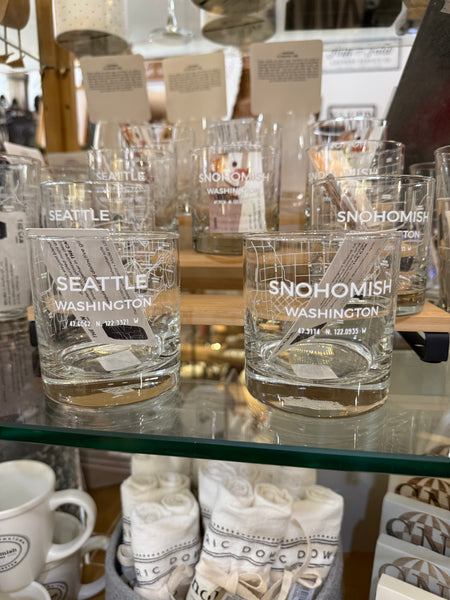 City Map Rocks Glasses