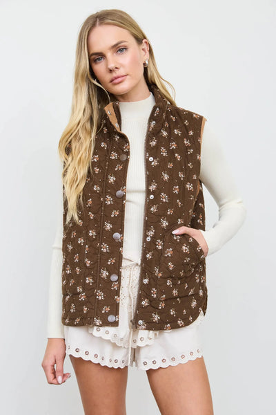 Fall Bouquet Vest