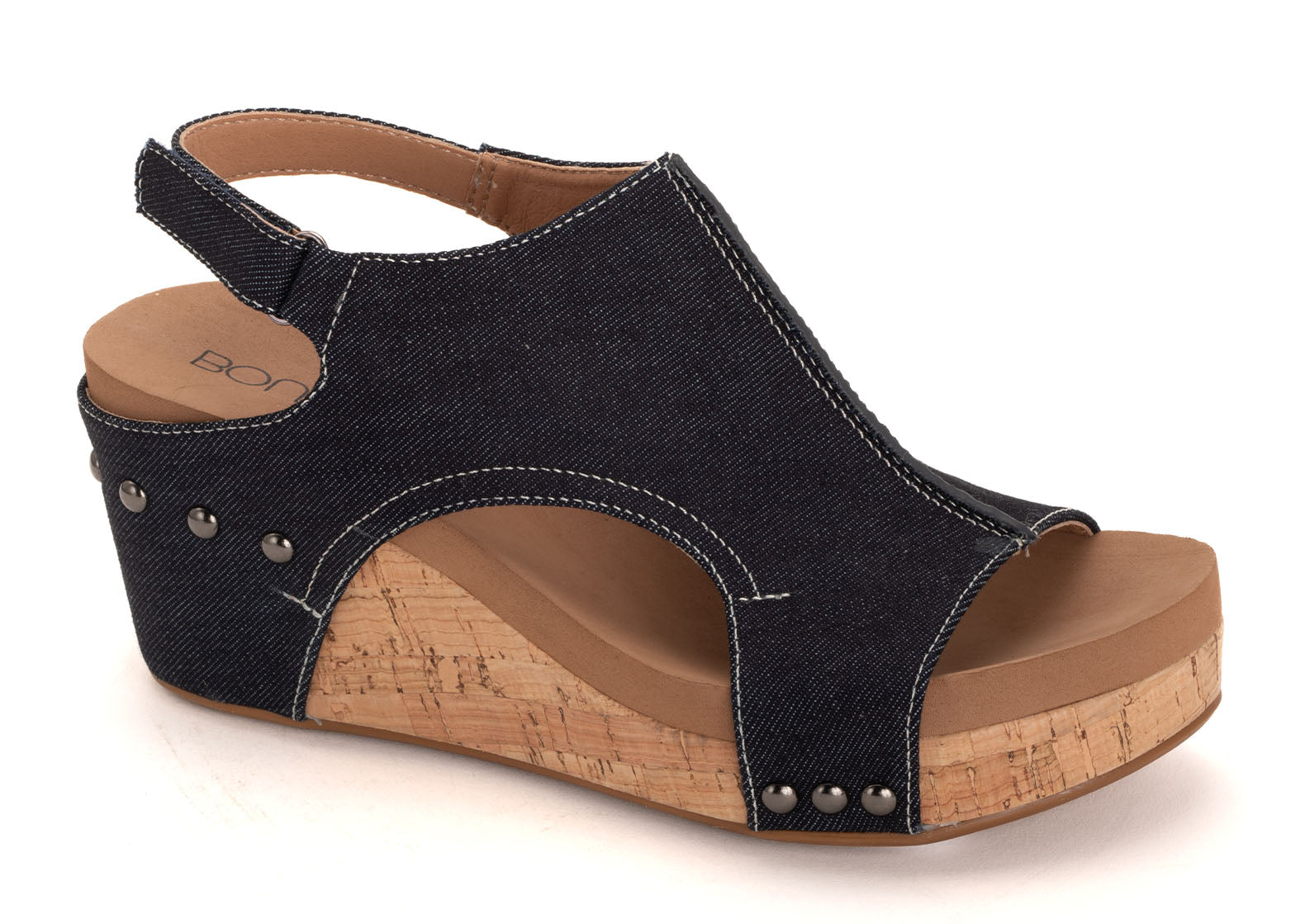 Denim Carley Wedge