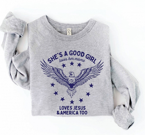 She's A Good Girl Pullover