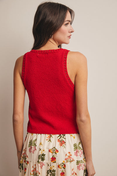 Poppy Red Tank