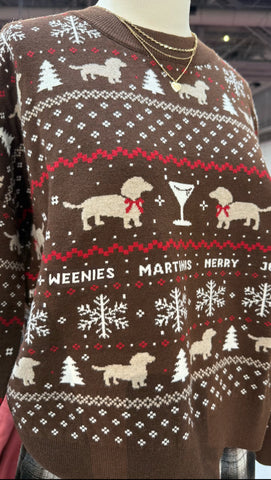 Martinis & Weenies Sweater