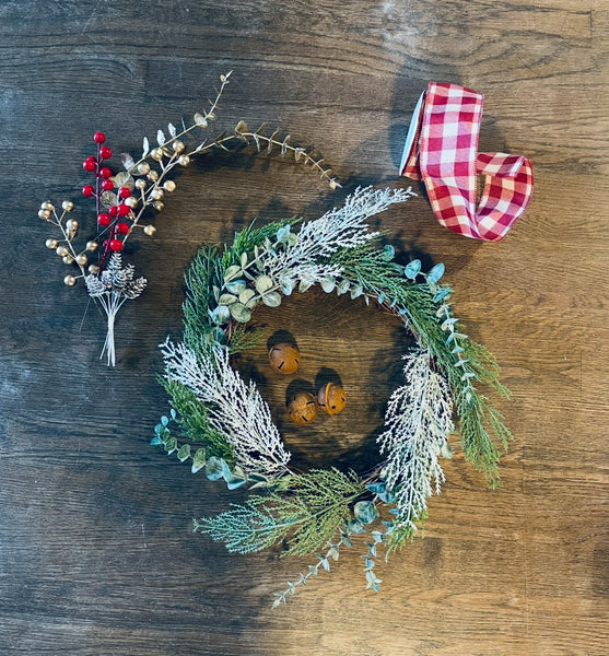 12/04 Wreath Making, Sip & Shop