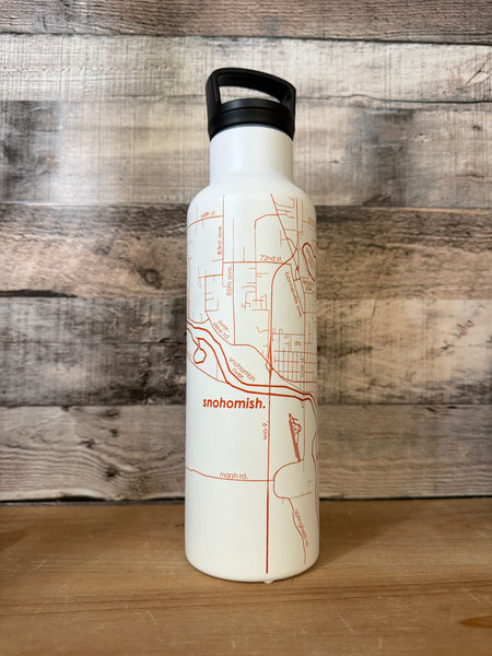 Snohomish Map Hydration Bottle