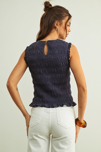 Sascha Smocked Top