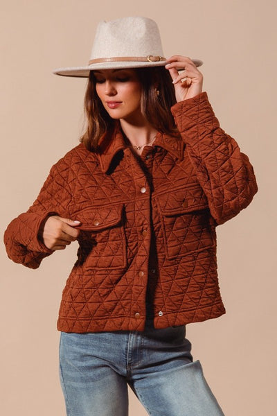 Rusty Quilted Jacket