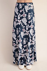 Midnight Peony Skirt