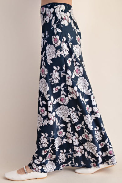 Midnight Peony Skirt