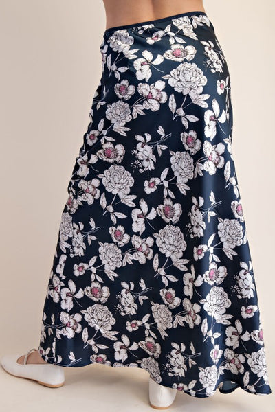 Midnight Peony Skirt