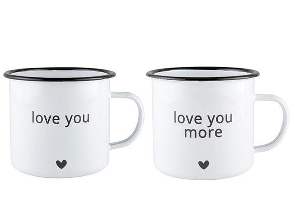 Enamel Mug Set-Love You More