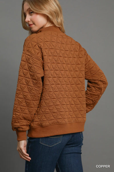 Quilted Half Zip