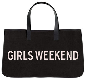 Girls Weekend Canvas Tote