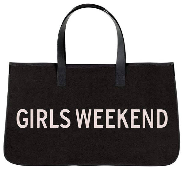 Girls Weekend Canvas Tote