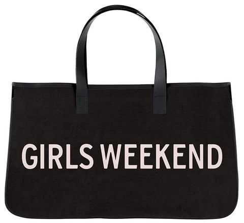 Girls Weekend Canvas Tote