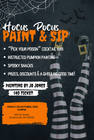 Hocus Pocus Paint & Sip Private Event