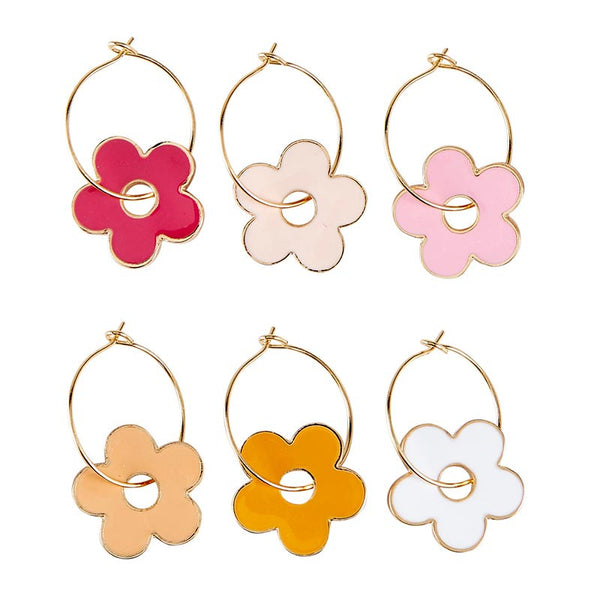 Daisy Wine Charms
